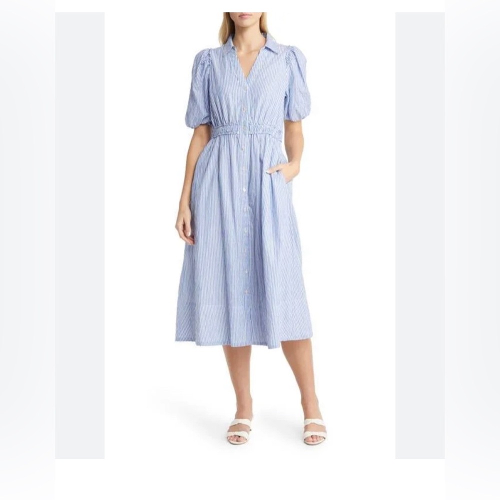 Lilly Pulitzer Tessie Elbow Sleeve Midi Dress